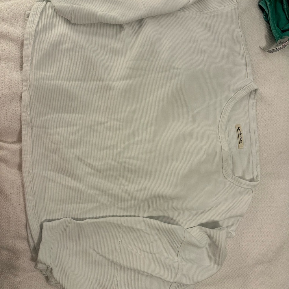 We The Free Ivory Knit Top